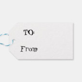 Retro Turquoise Diamonds & Starbursts Cadeau Label Cadeaulabel (Achterkant Horizontaal)