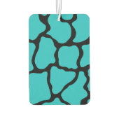 Retro Turquoise Giraffe Auto Luchtverfrisser Gift (Achterkant)