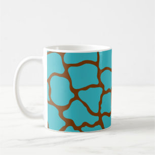 Retro Turquoise Koffie Mok