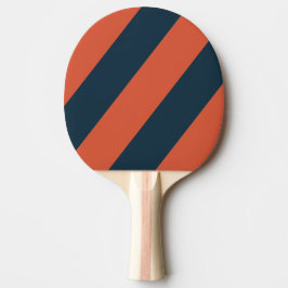 Retro Turquoise Spetterende Vette Strepen Tafeltennisbatje