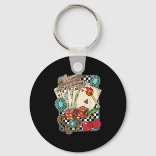 Retro Turquoise Western Wild West Cowboy Cowgirl Sleutelhanger