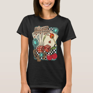 Retro Turquoise Western Wilde Westen Cowboy Cowgir T-shirt