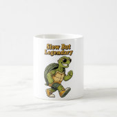 Retro Turtle Legendary Calm White Mug Koffiemok (Center)
