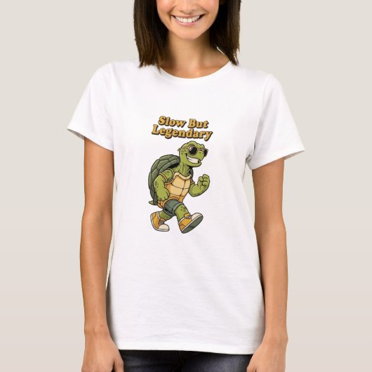 Retro Turtle Legendary Calm Women’s T-Shirt (Voorkant)
