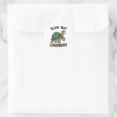 Retro Turtle Legendary Quote Vinyl Sticker (Tas)