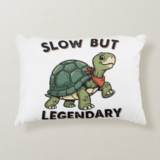 Retro Turtle Slow Legend Rectangular Pillow Accent Kussen