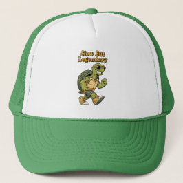 Retro Turtle Slow Pace Trucker Hat Trucker Pet