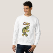 Retro Turtle Steady Legend Men’s Sweatshirt (Voorkant volledig)