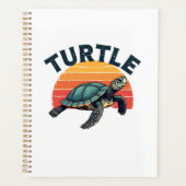 Retro Turtle T-Shirt Planner (Voorkant)