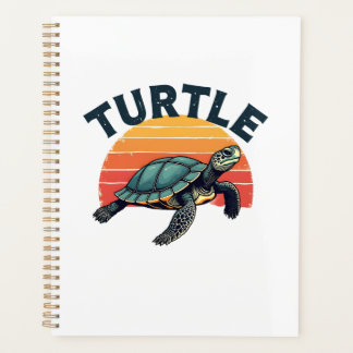 Retro Turtle T-Shirt Planner