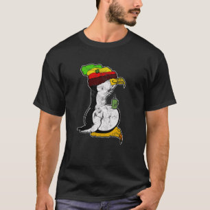Retro Tux Linux Penguin Drink Koffieprogramma T-shirt