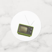 Retro-tv Confetti (Kleine voorkant)