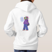 Retro tv dopamine hoodie (Achterkant)