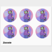Retro TV dopamine sticker (Vel)