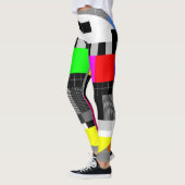 Retro TV geen signaalillustratie. Leggings (Links)