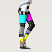 Retro TV geen signaalillustratie. Leggings (Rechts)