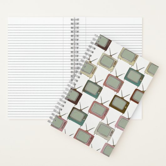 Retro TV Journal Notitieboek (Binnen)