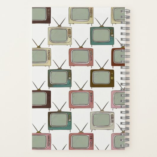 Retro TV Journal Notitieboek (Achterkant)