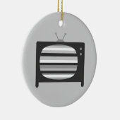 Retro-tv Keramisch Ornament (Rechts)