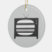 Retro-tv Keramisch Ornament (Links)