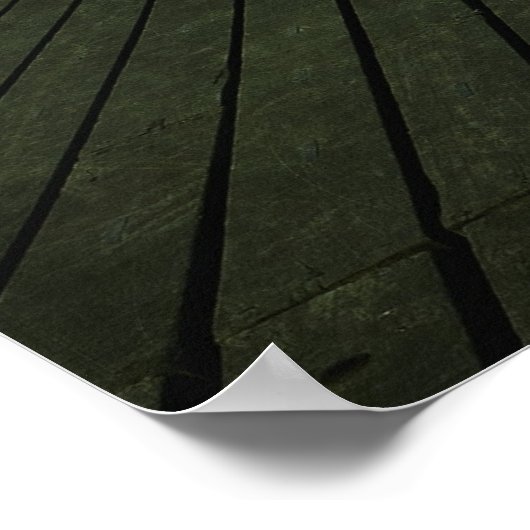 retro tv mannen poster (Hoek)