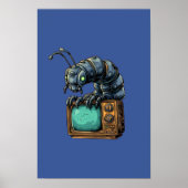 Retro TV Mechanische Bug Poster (Voorkant)
