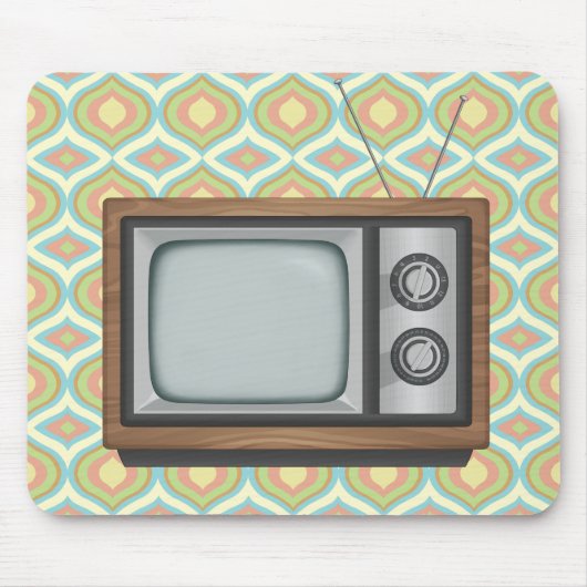 Retro-tv Muismat (Voorkant)