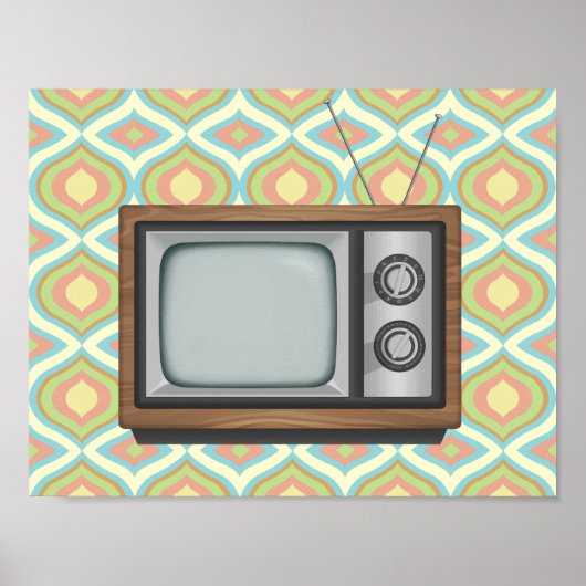 Retro-tv Poster (Voorkant)
