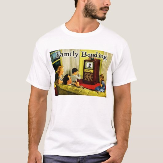 Retro-tv-serie T-Shirt (familieband) (Voorkant)