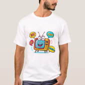 retro-tv t-shirt (Voorkant)