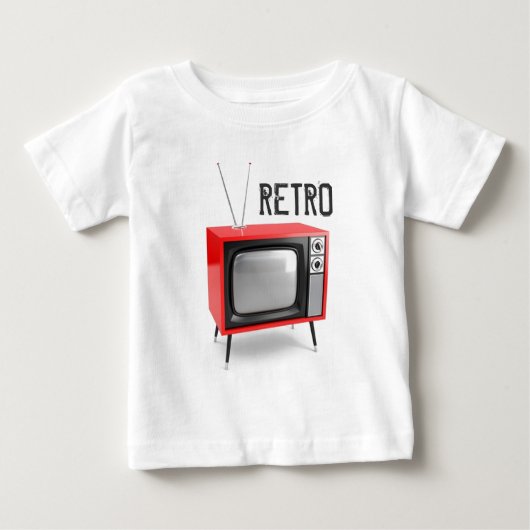 Retro TV Toddler Shirt (Voorkant)