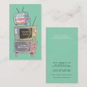 Retro TV's Acting Agent Agency Show Visitekaartjes (Voorkant / Achterkant)