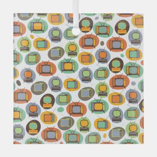 RETRO-tv's Glas Ornament (Voorkant)