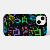 Retro-tv's iPhone Hoesje (Achterkant horizontaal)
