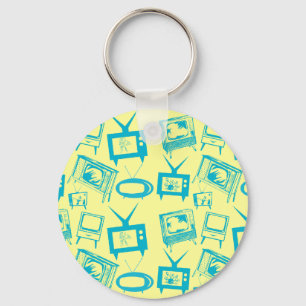 Retro-tv's Sleutelhanger