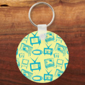 Retro-tv's Sleutelhanger (Voorkant)