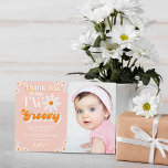 Retro Twee Groovy Meisjes 2e Verjaardag Foto Bedankkaart<br><div class="desc">Zeg dank je in stijl met deze trendy 2e verjaardag dank je kaarten. De formulering van de sjabloon is gemakkelijk te personaliseren en je familie en vrienden zullen opgewonden zijn als ze deze fantastische dank ontvangen.</div>