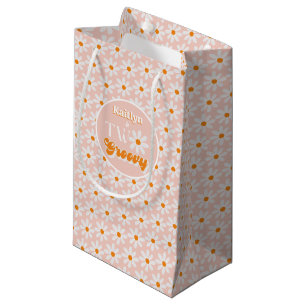 Retro Twee Groovy Meisjes 2e Verjaardag Klein Cadeauzakje