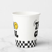 Retro Twee Koele Jongen 2e Verjaardagsfeestje Papieren Bekers (Rechts)