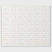 Retro Twinkle Lights Cadeaupapier (Vlak)