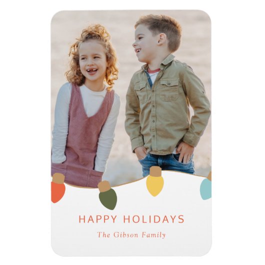 Retro Twinkle Lights Magneet (Verticaal)