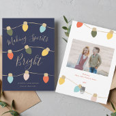 Retro Twinkles Holiday Card Feestdagenkaart