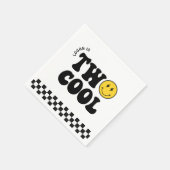 Retro Two Cool Boy 2de verpartij Servet (Hoek)