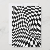 Retro Two Rad Boy 2de verpartij Kaart (Achterkant)