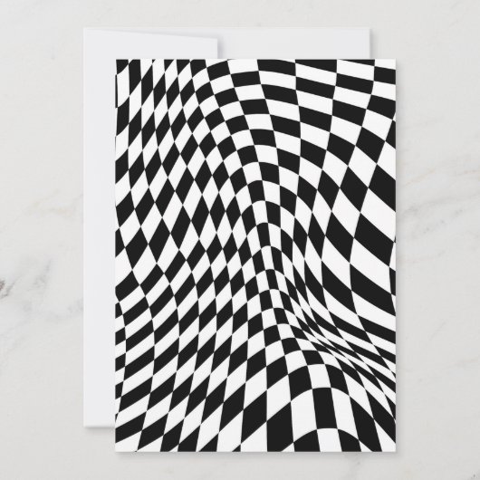 Retro Two Rad Boy 2de verpartij Kaart (Achterkant)