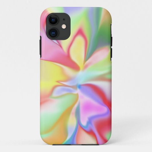 Retro Tye Dye Print iPhone 5 Hoesje (Achterkant)