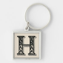 Retro  Type H Monogram