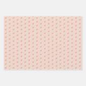 Retro  typemachine en bloemen inpakpapier vel (Voorkant 3)