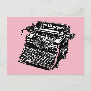 RETRO-TYPEWRITER-BRIEFKAARTEN BRIEFKAART