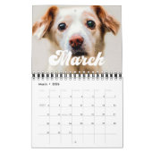 Retro  typografie 2026 foto kalender (Mar 2026)